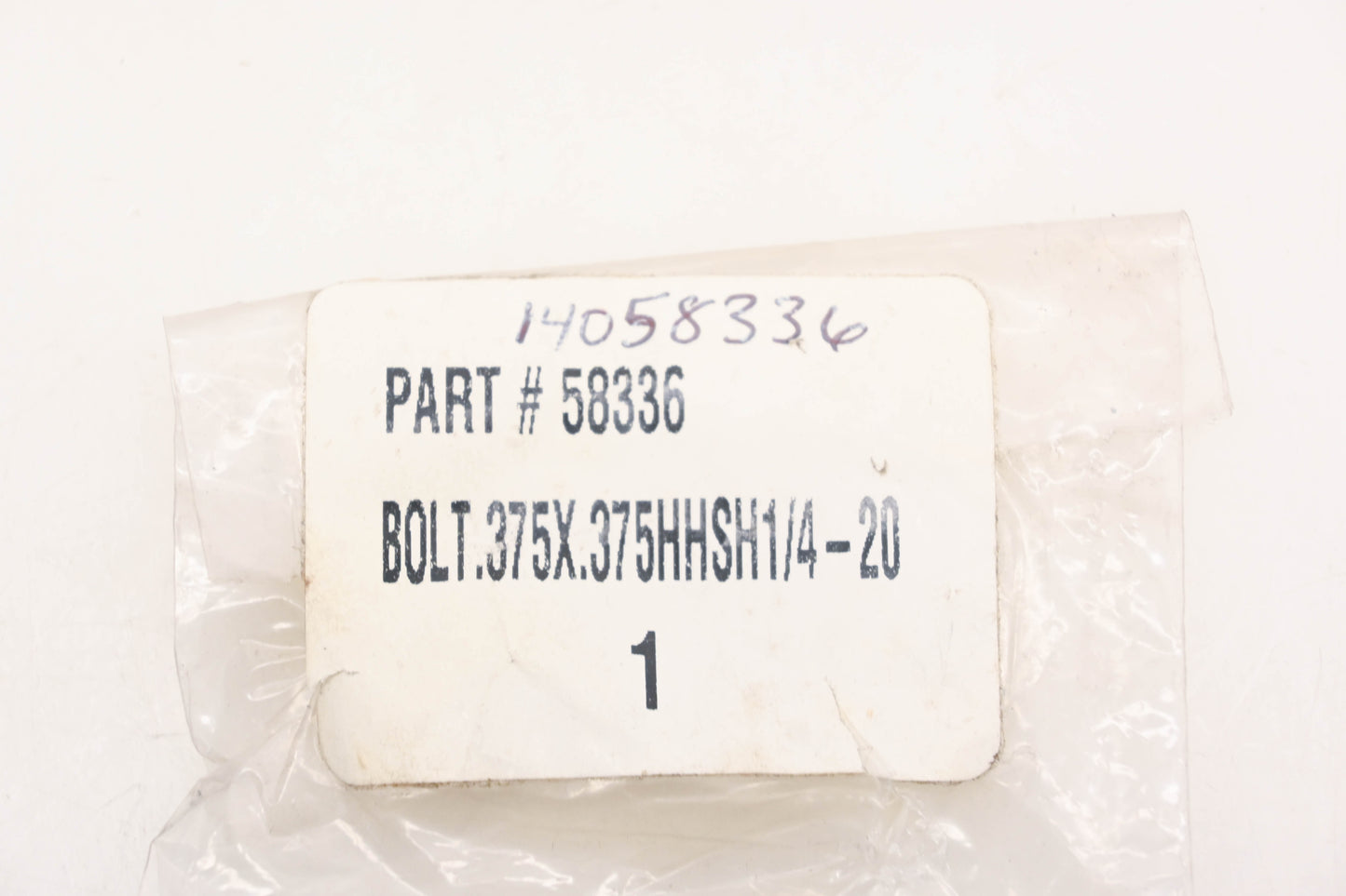 New OEM Echo 14058336, 58336 Shouldered Bolt .375x.375 HHSH 1/4-20 NOS