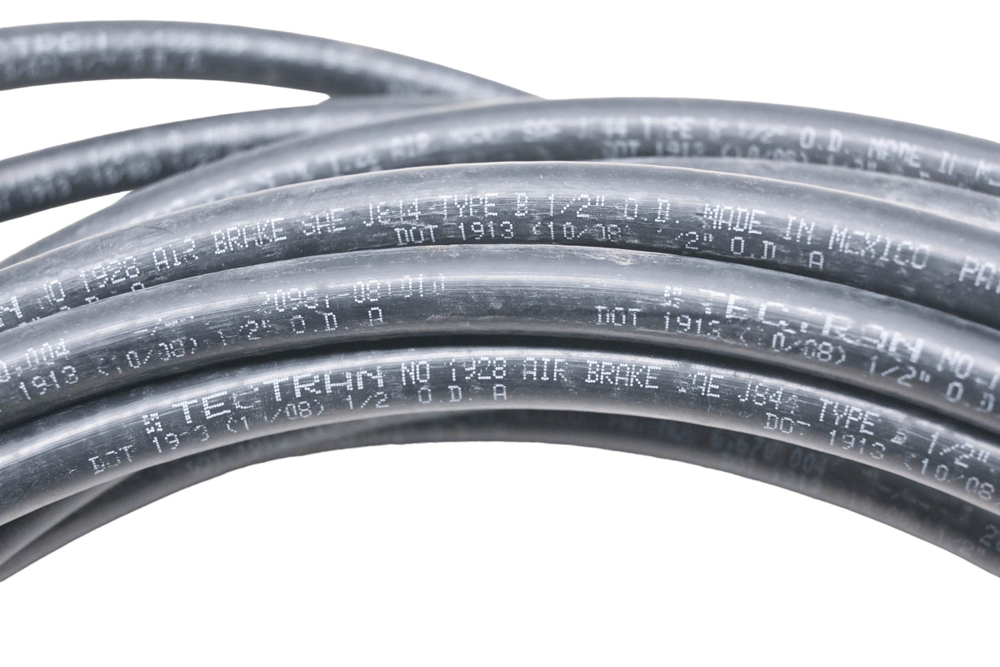 Tectran 1928 DOT 1913 Air Brake Hose J844 Type B 1/2" OD NOS