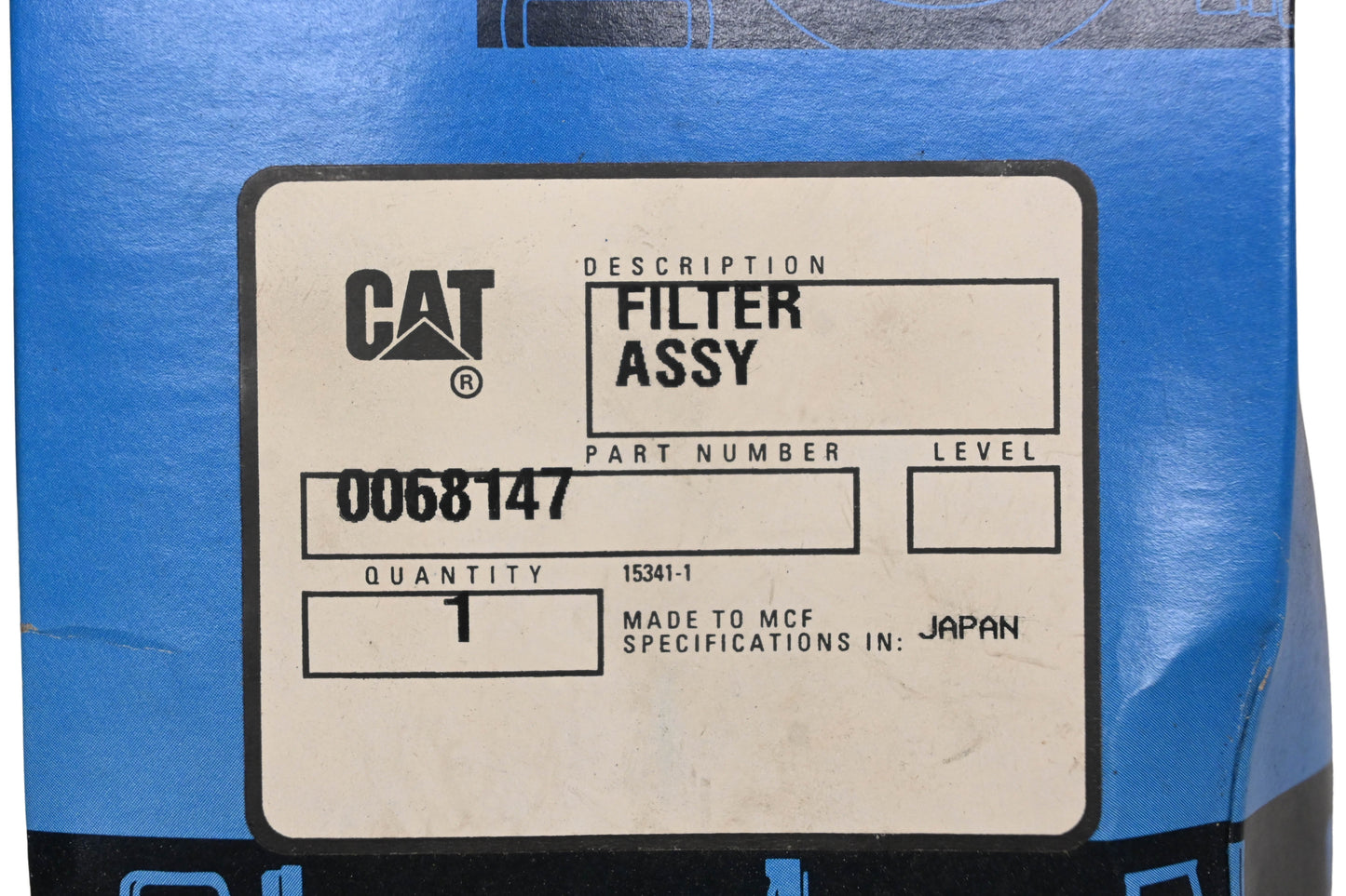 Caterpillar 0068147, 68147 Oil Filter NOS