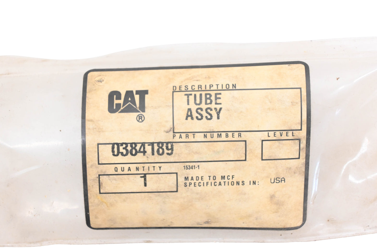 Caterpillar 0384189, 038-4189 Tube NOS