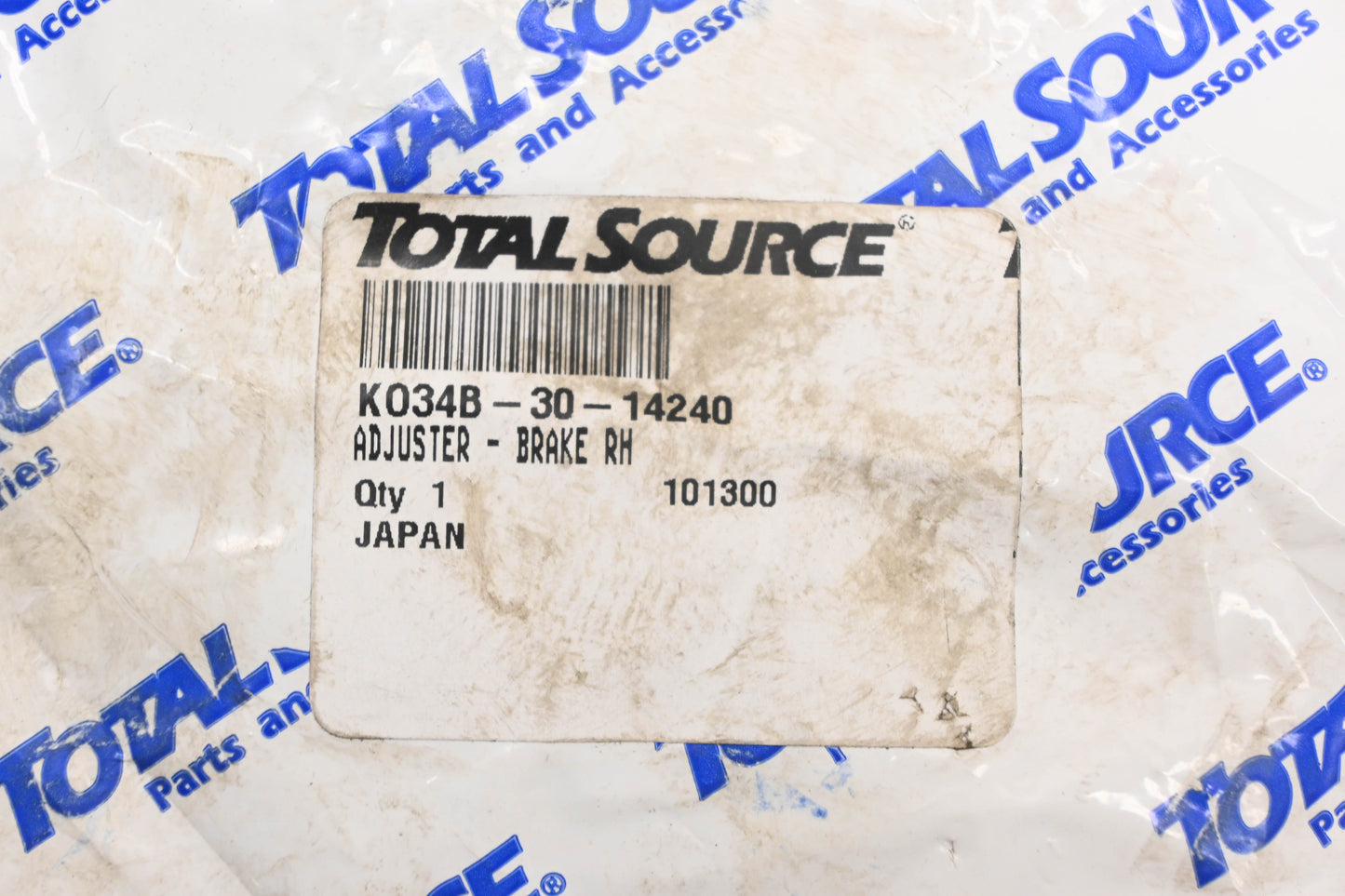 Total Source KO34B-30-14240 Righthand Brake Adjuster Assembly NOS