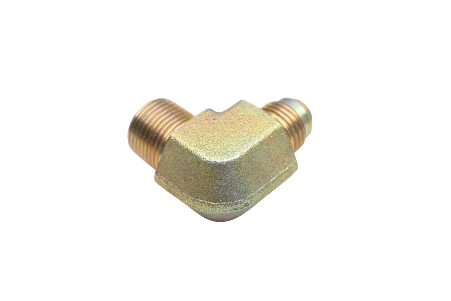 Aftermarket XJ018-14 Brass Male 90� Hydraulic Fitting NOS