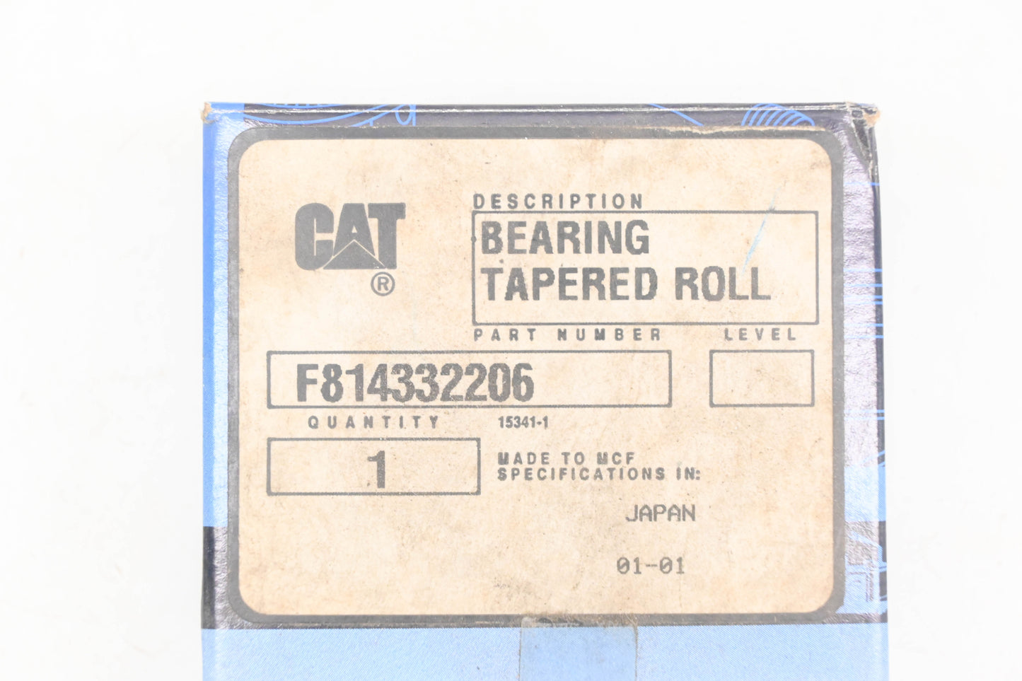 Caterpillar F814332206, 4T-32206 NTN Tapered Roller Bearing & Cup NOS