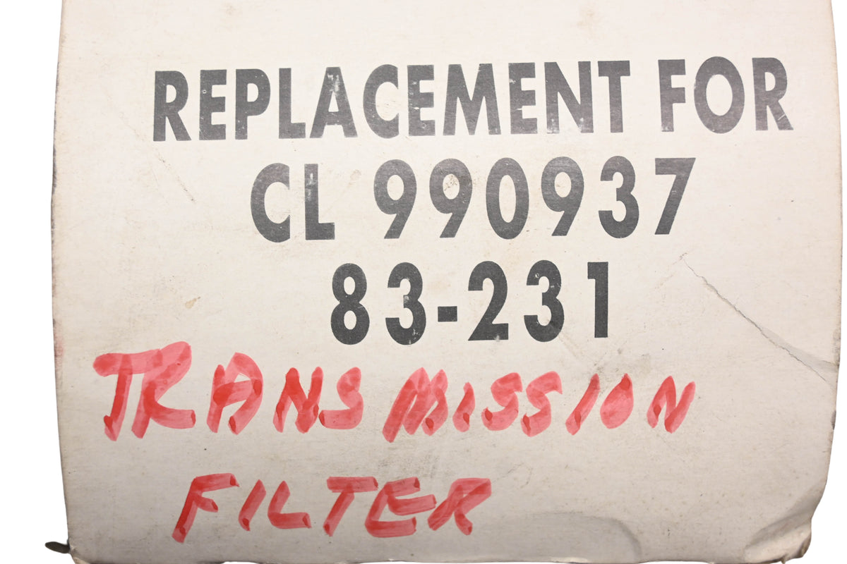 Aftermarket CL 990937, 83-231 Oil Filter NOS