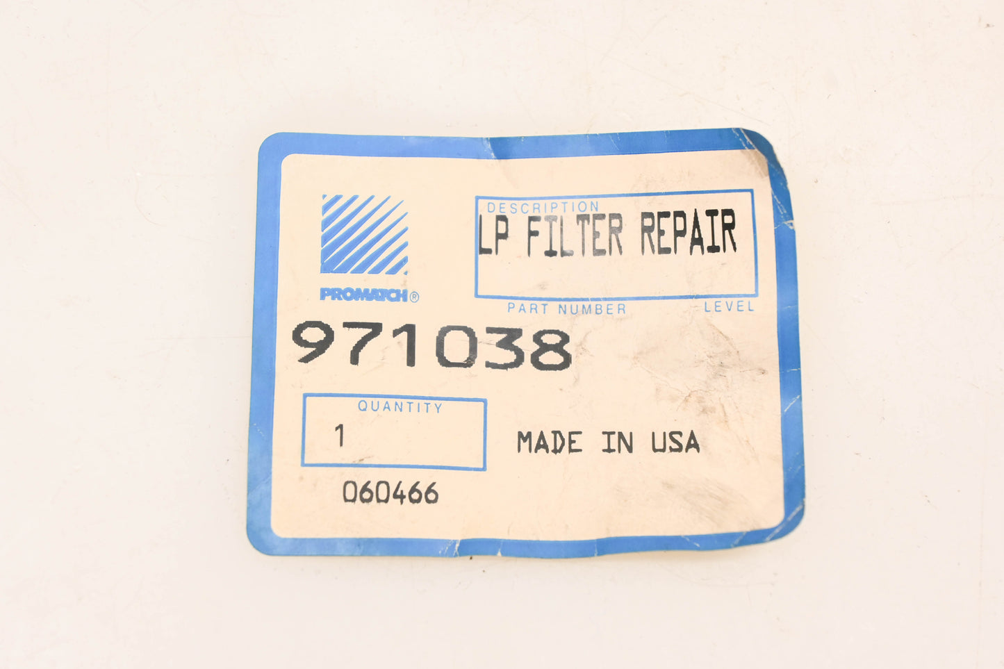 ProMatch 971038, 0971038 Filter Repair Kit NOS