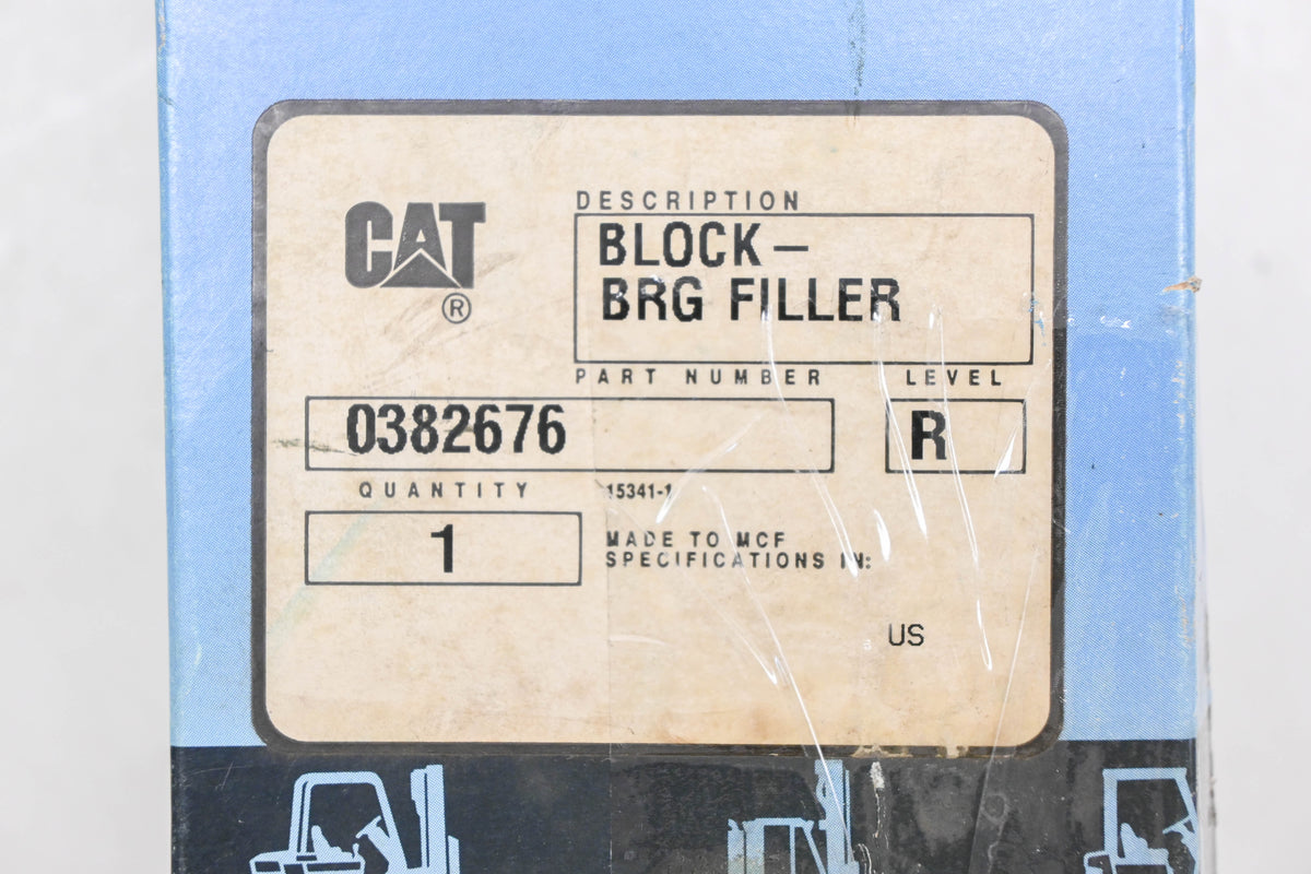 Caterpillar 382676, 0382676, 38-2676 Bearing Filler Block NOS