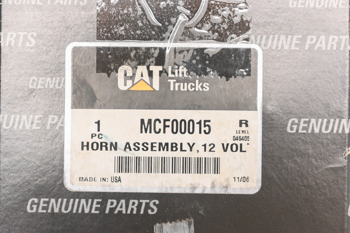 Caterpillar MCF00015 12v Horn Kit NOS