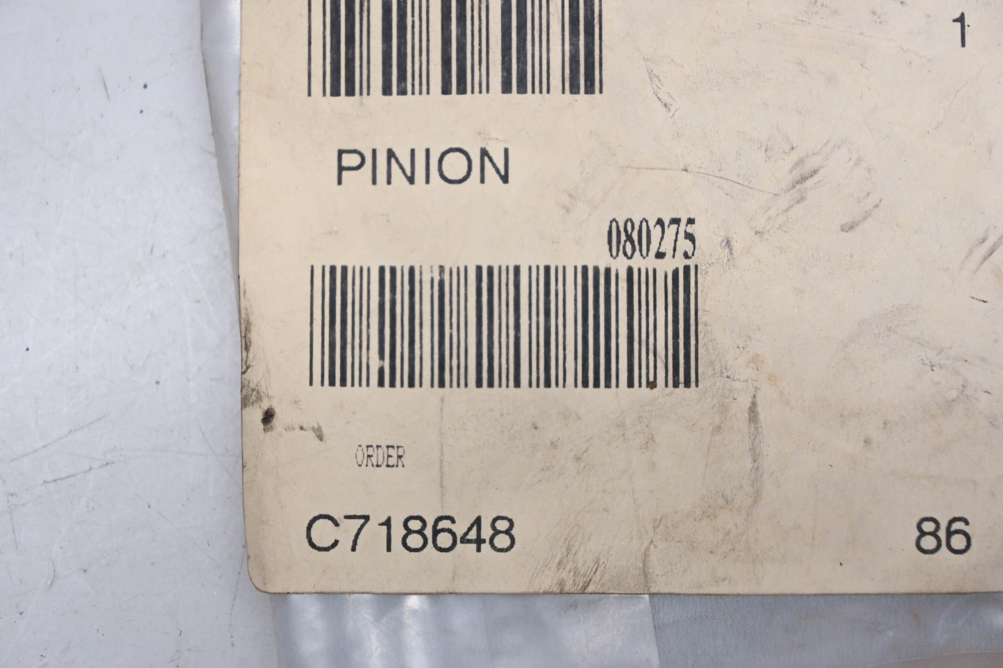Crown 80275, 080275 Pinion Gear NOS