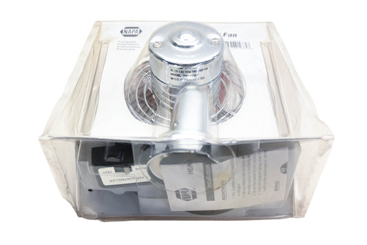 NAPA 745-1106 Chrome 12v Tilt Base Fan Kit NOS