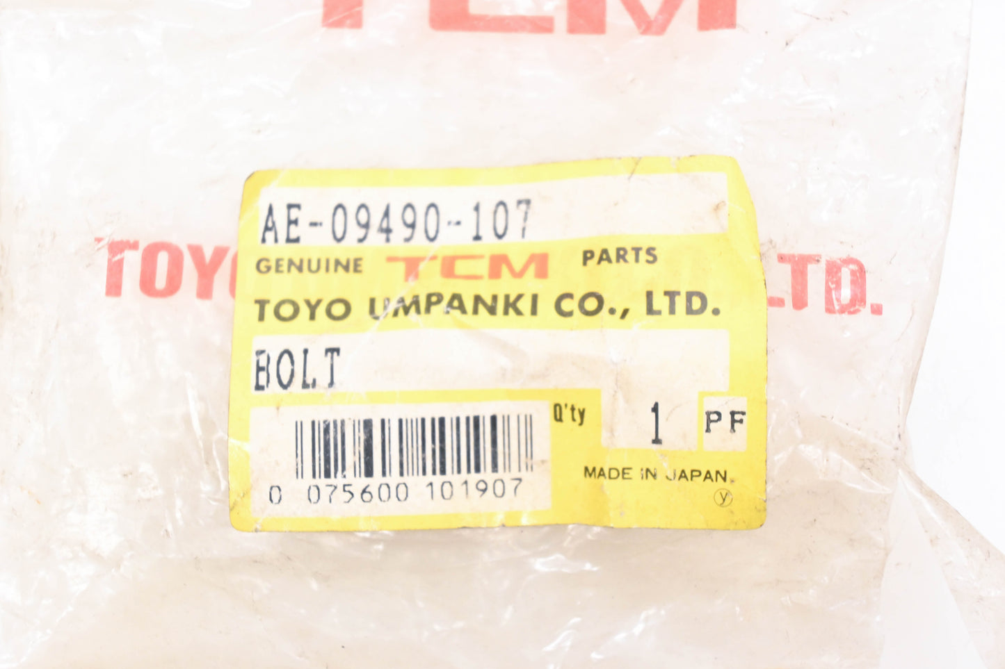TCM AE-09490-107 Bolt NOS
