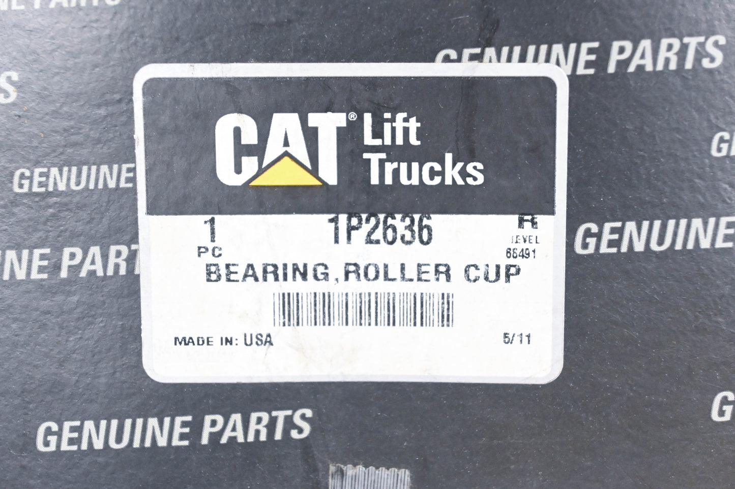 Caterpillar 1P2636, 1P-2636, JLM710910 Bower Tapered Roller Bearing Cup NOS