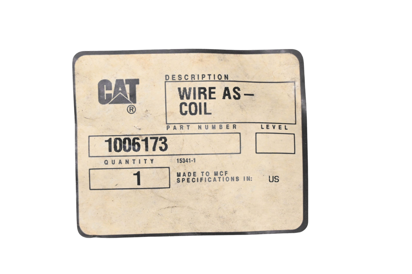 Caterpillar 1006173, 100-6173 Ignition Coil Wire Assembly NOS