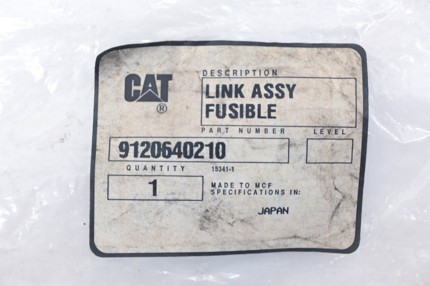Caterpillar 9120640210, 91206-40210 Fusible Link Harness Assembly NOS