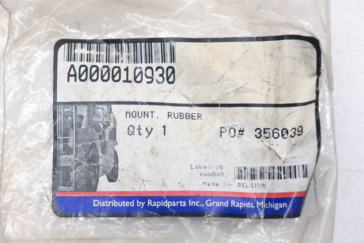 Rapidparts A000010930 Radiator Rubber Cushion NOS