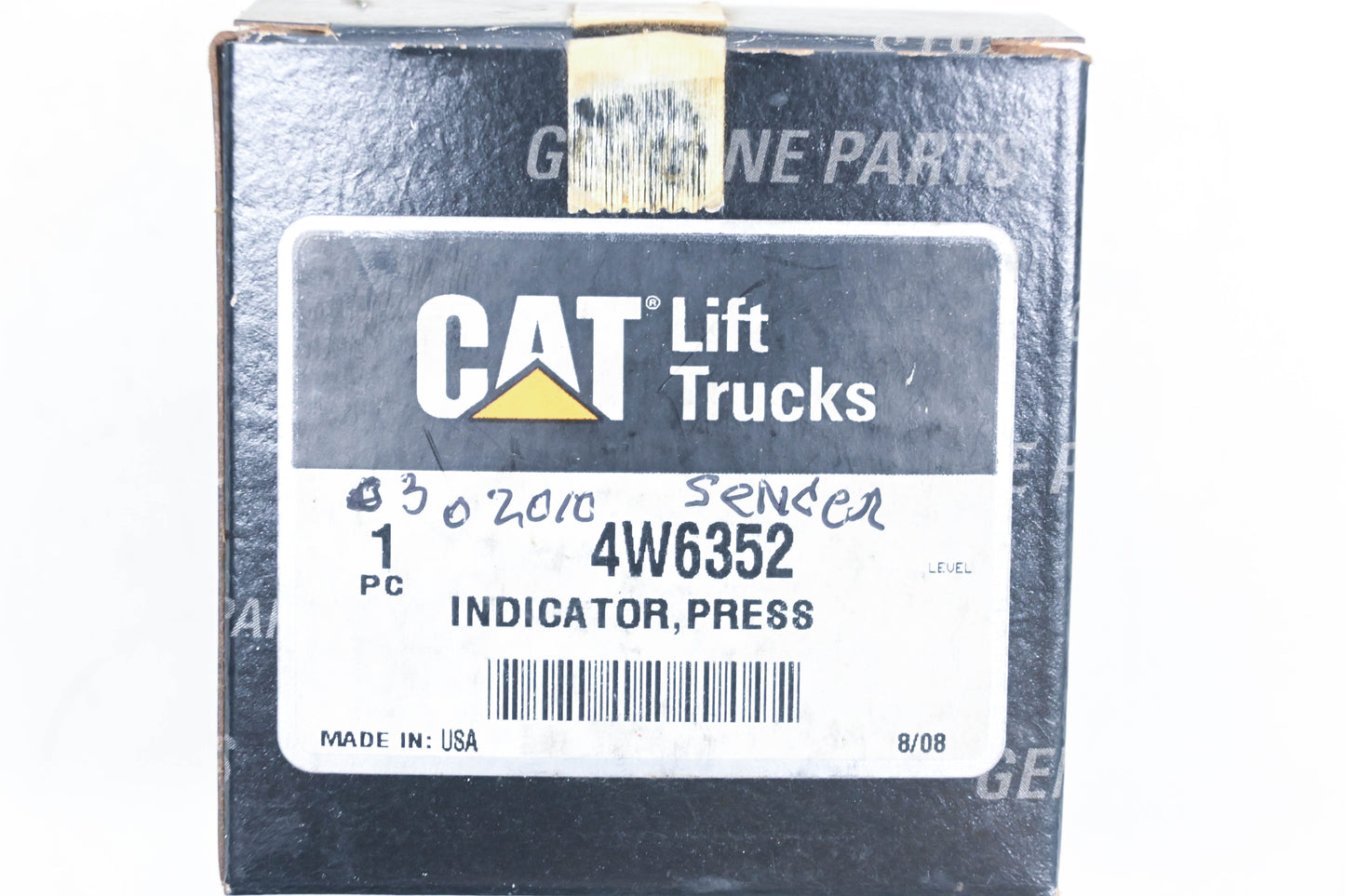 Caterpillar 4W6352, 4W-6352, 06886-30 Datcon Pressure Indicator 12v Gauge Kit NOS