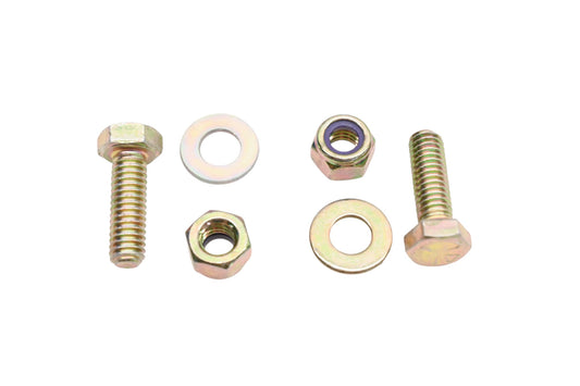 Aftermarket IH001-23 5/16-18 x 1" Grade 5 Hex Cap Bolt Washer & Nylon Nuts Qty 2 NOS