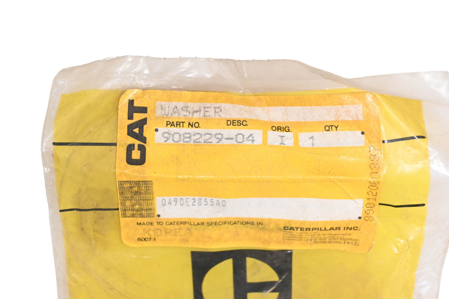 Caterpillar 908229 Washer NOS