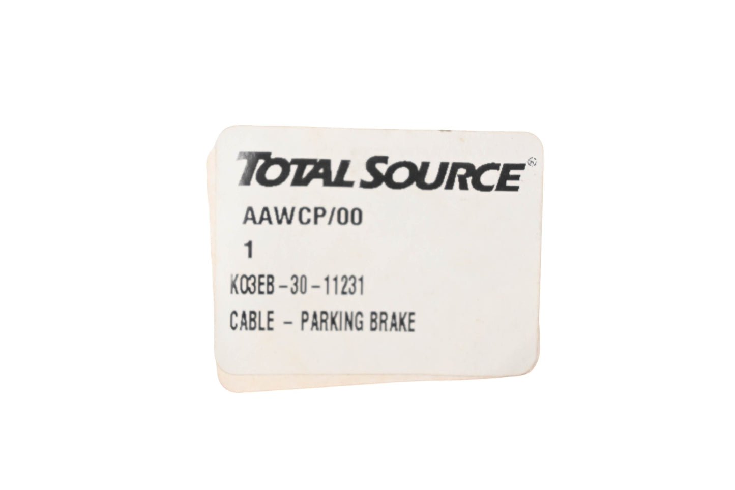 Total Source K03EB-30-11231 Parking Brake Cable NOS