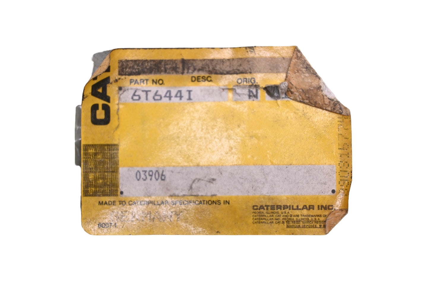 Caterpillar 6T6441, 6T-6441 Seal Shield NOS