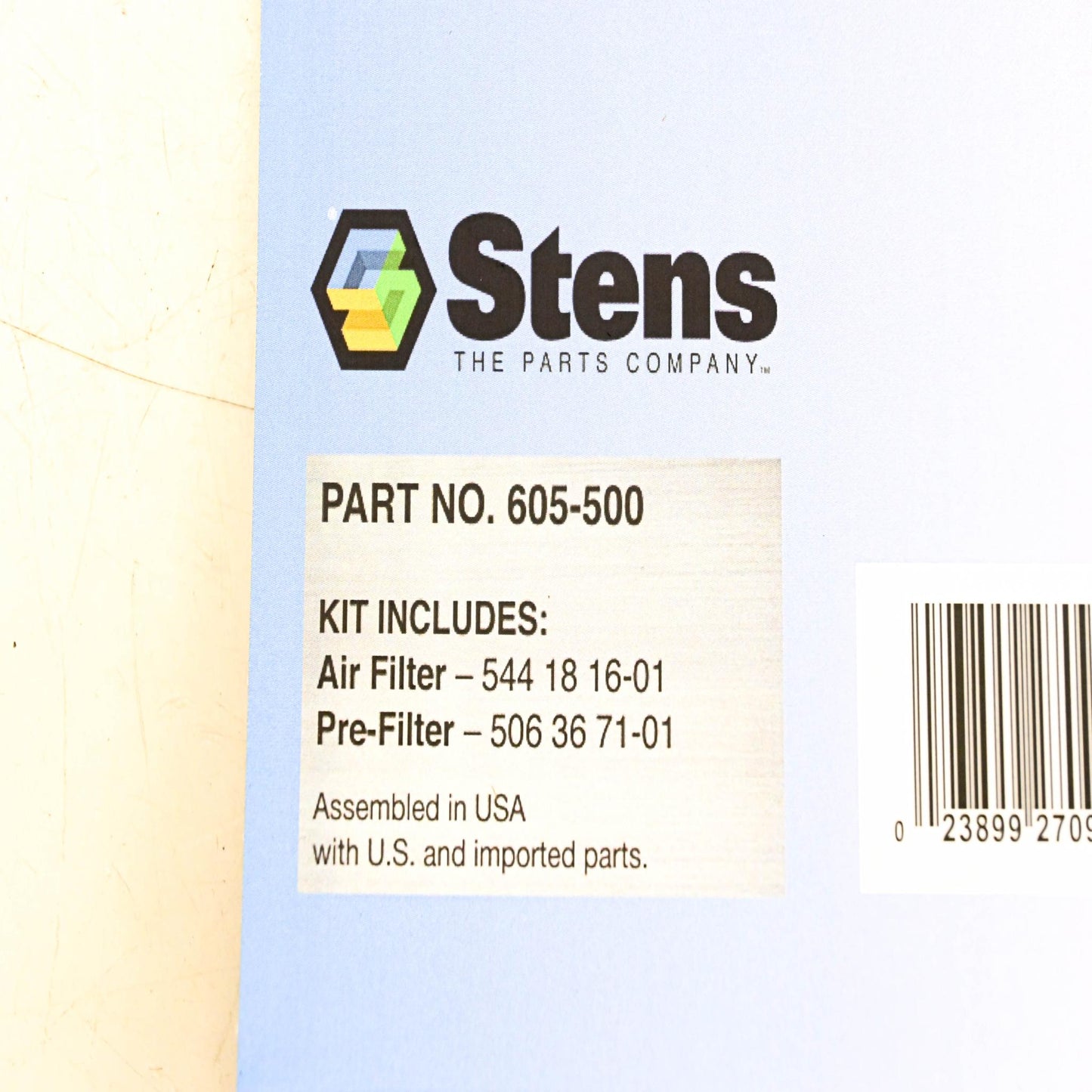 Stens 605-500 Air Filter NOS