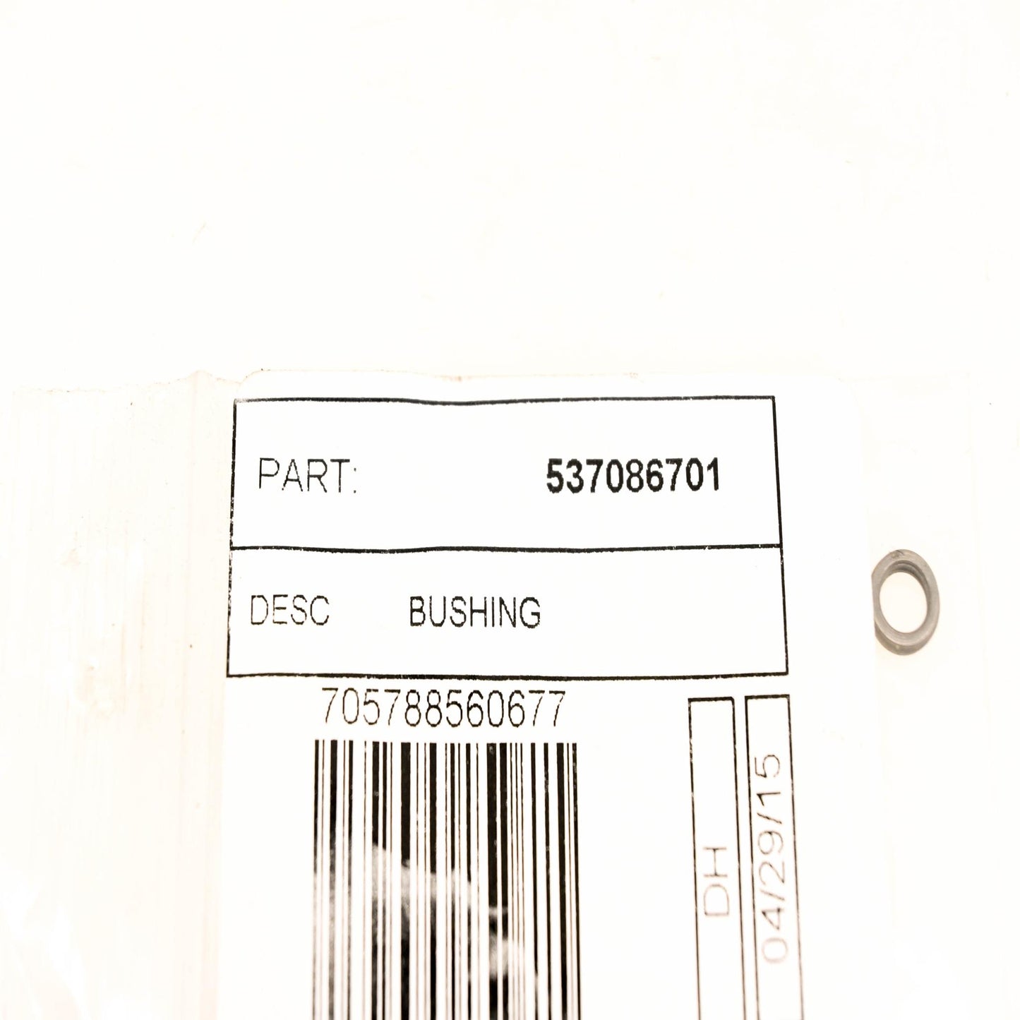 New OEM Husqvarna 537 08 67-01, 537086701 Starter Bushing NOS
