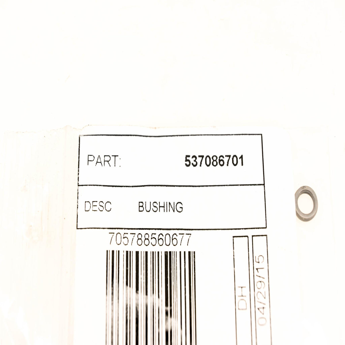New OEM Husqvarna 537 08 67-01, 537086701 Starter Bushing NOS