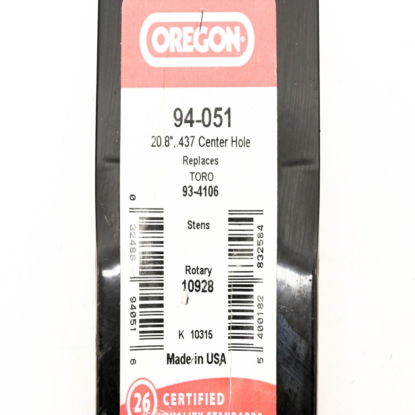Oregon 94-051, 93-4106, 10928 20.8" Lawnmower Blade NOS