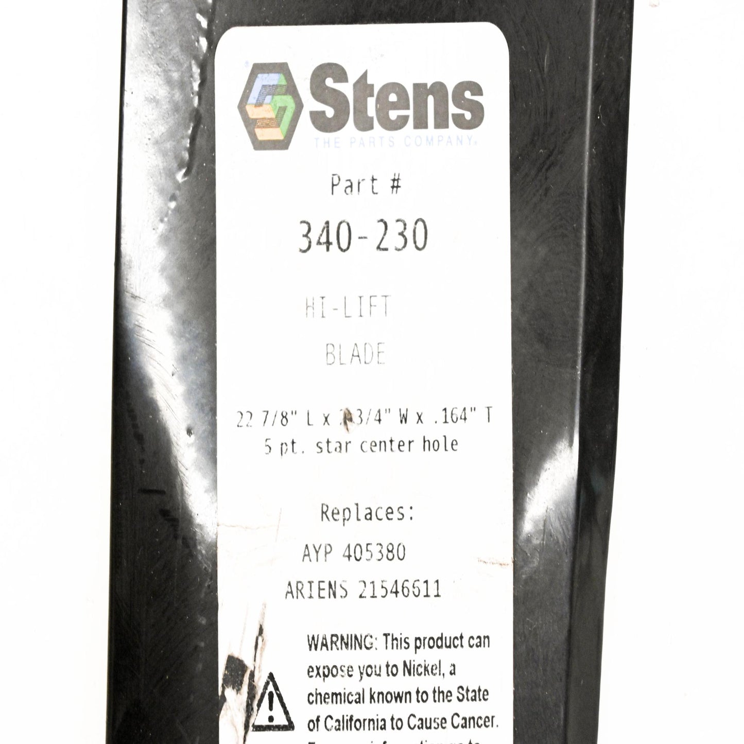 Stens 340-230, 405380, 21546611 21-7/8" Lawnmower Blade NOS