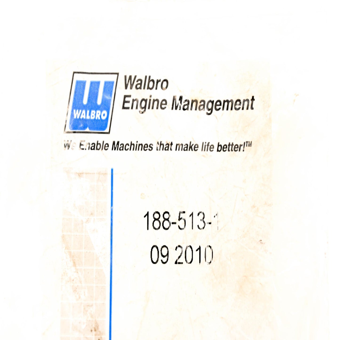Walbro 188-513-1 Primer Bulb NOS