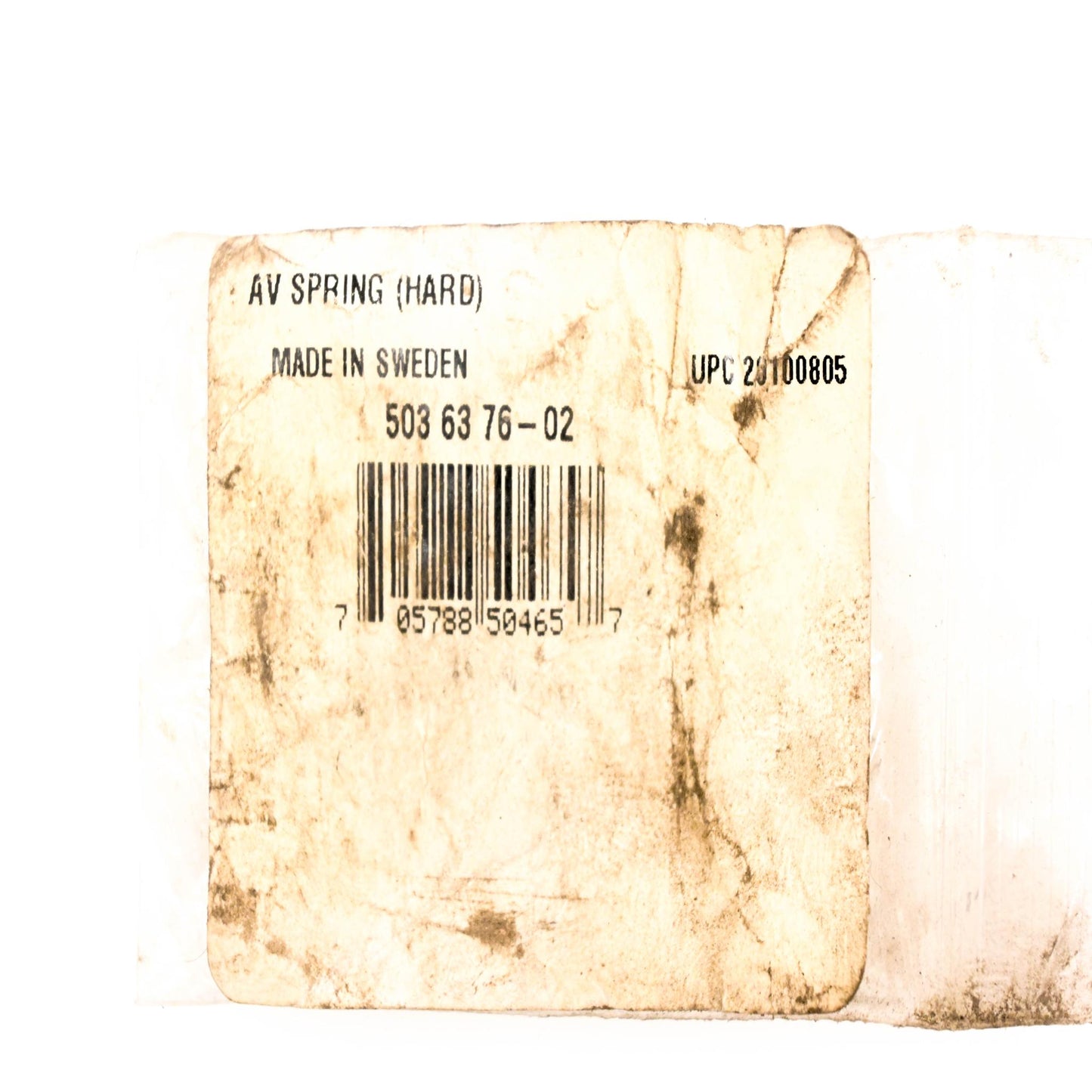 New OEM Husqvarna 503 63 76-02, 503637602 AV Buffer Spring NOS