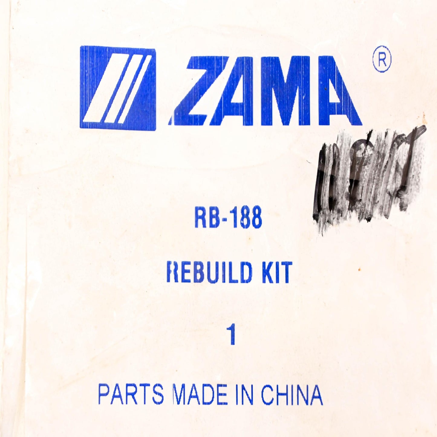 Zama RB-188 Carburetor Rebuild NOS