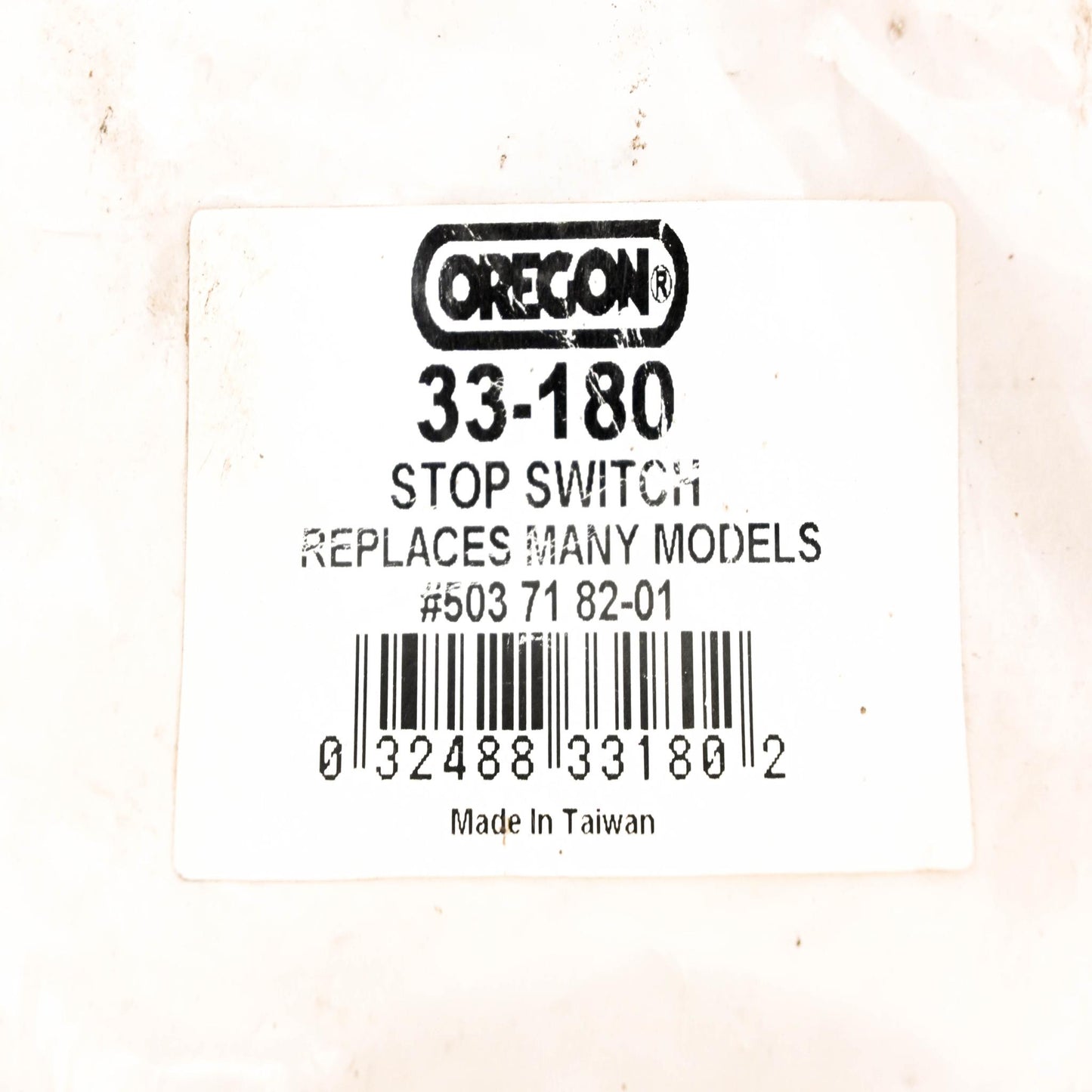 Oregon 33-180, 503 71 82-01 Stop Switch NOS
