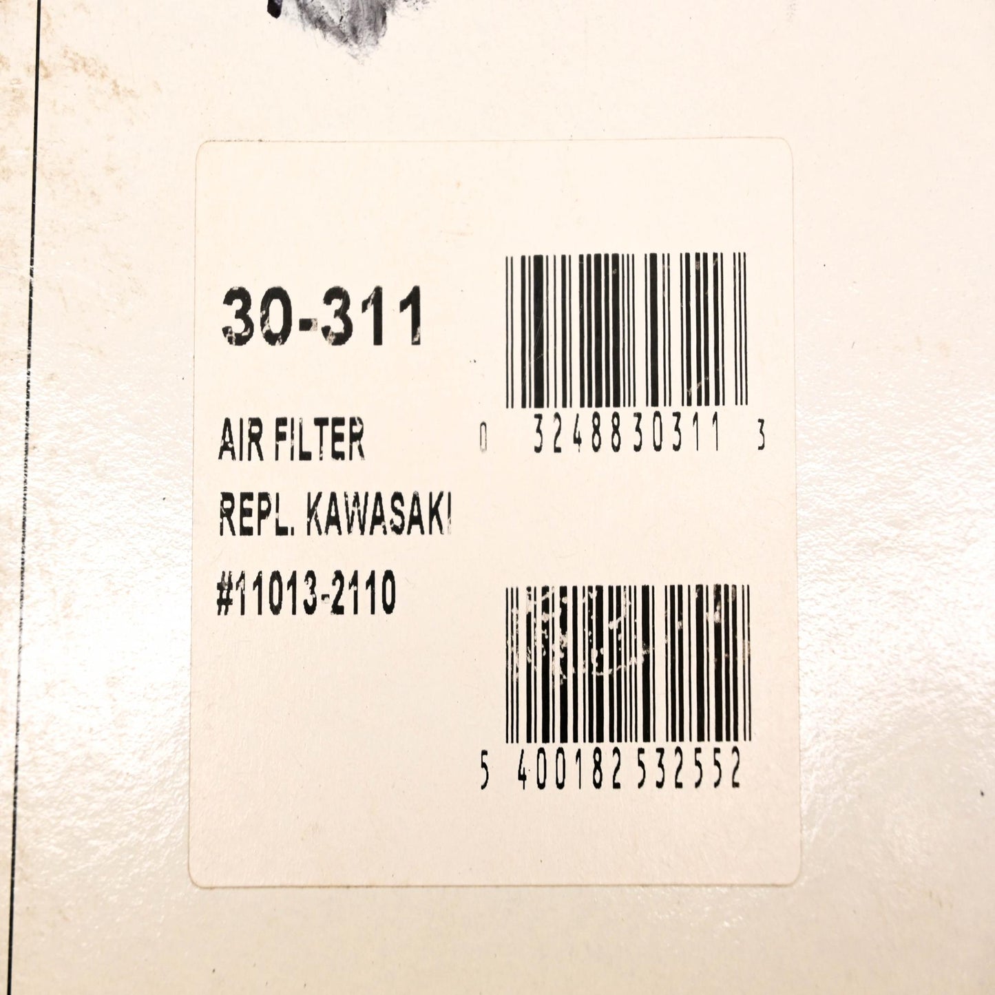 Oregon 30-311, 11013-2110 Air Filter NOS
