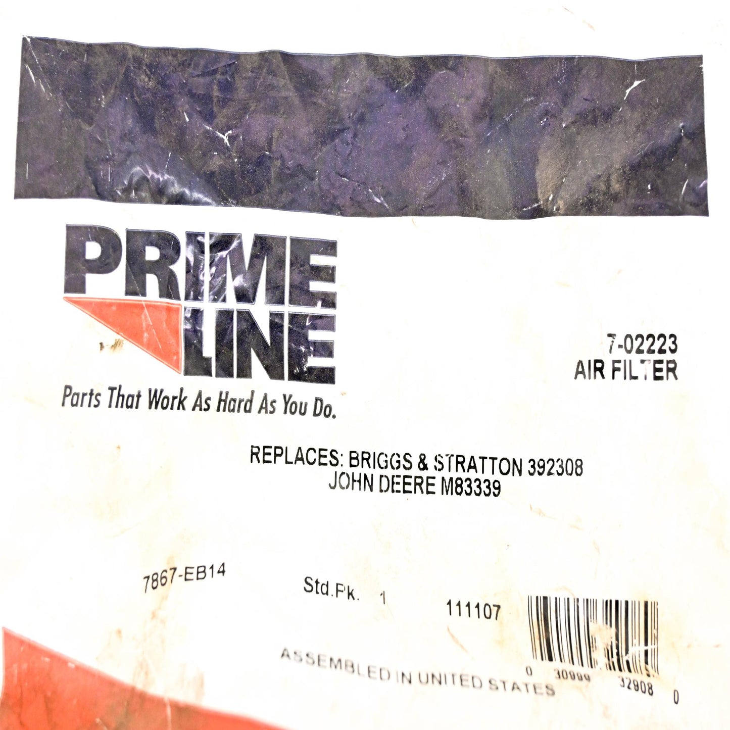 Prime LIne 7-02223, 392308, M83339 Air Filter NOS