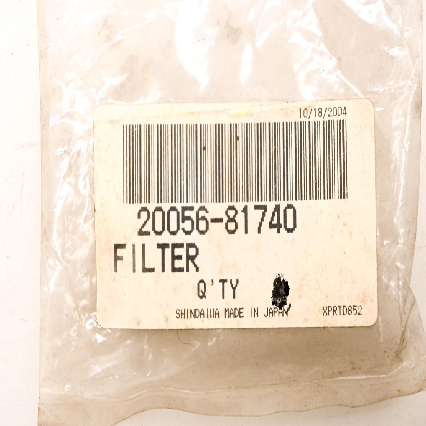 Shindaiwa 20056-81740 Air Filter Pad NOS