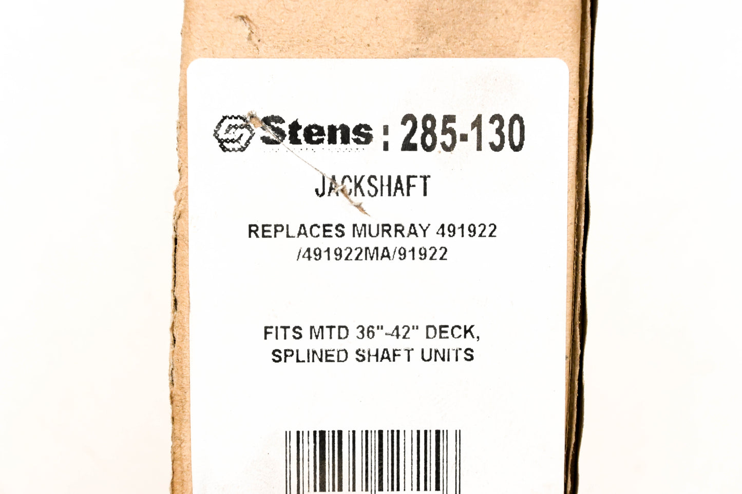Stens 285-130, 491922 Jackshaft NOS