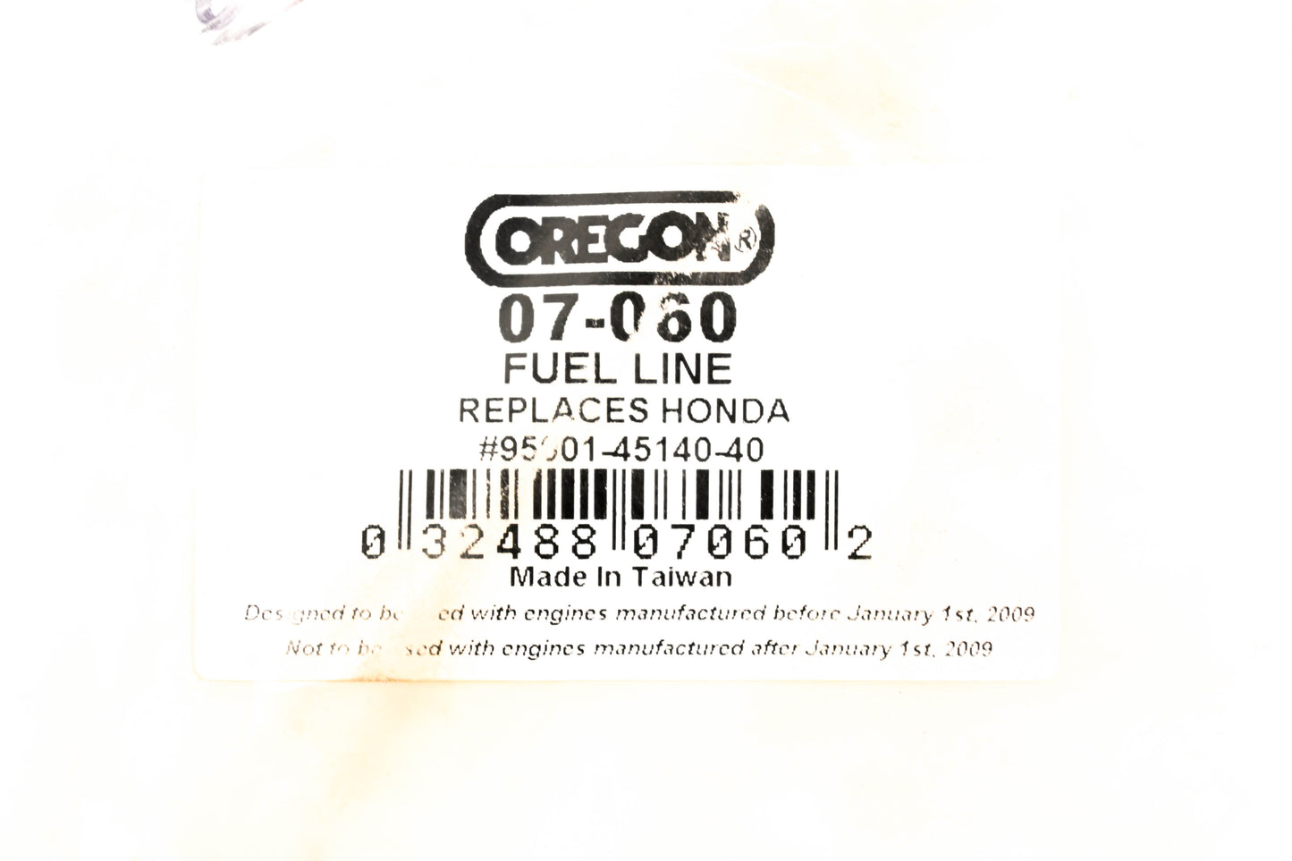 Oregon 07-060, 95001-45140-40 Fuel Line NOS