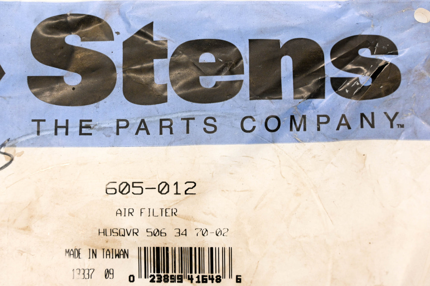 Stens 605-012, 506 34 70-02 Air Filter NOS