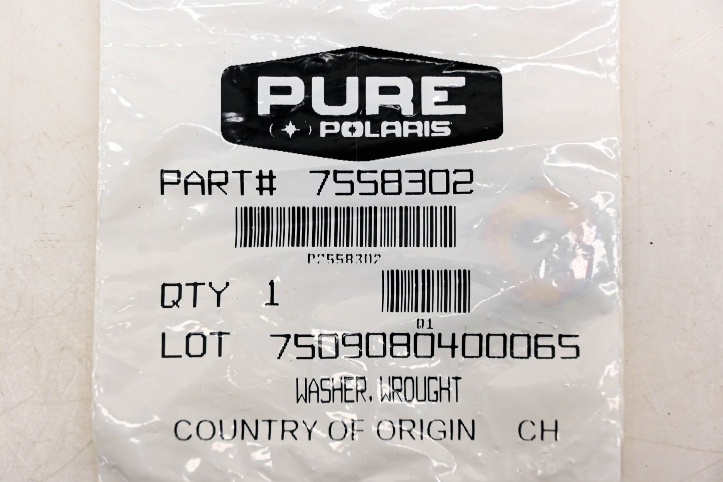 New OEM Polaris 7558302 Wrought Washers Qty 2 NOS