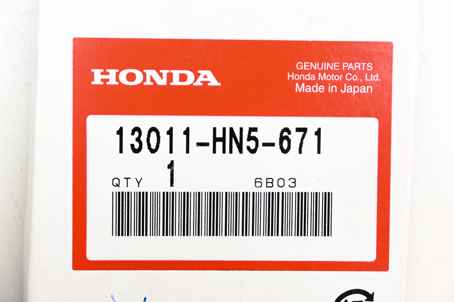 New OEM Honda 13011-HN5-671 Piston Ring OS 0.25 Kit NOS