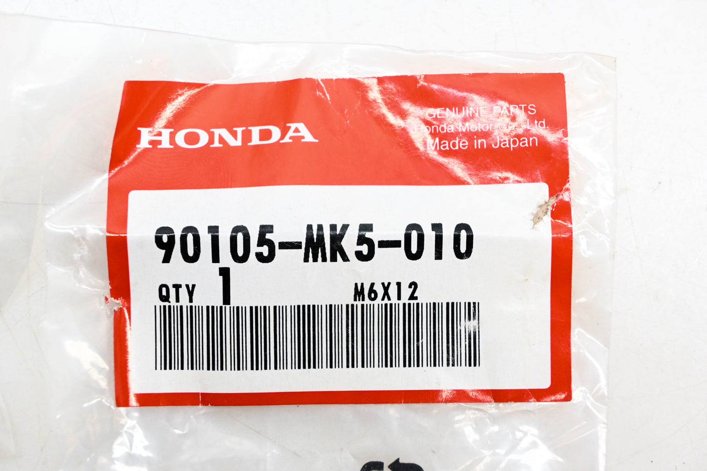 New OEM Honda 90105-MK5-010 Disk Brake Bolt 8x22 NOS