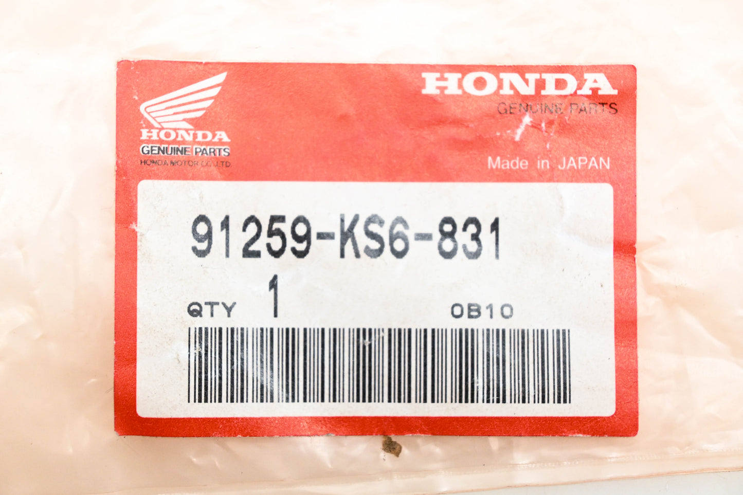 New OEM Honda 91259-KS6-831 Dust Seal 24x37x7 NOS