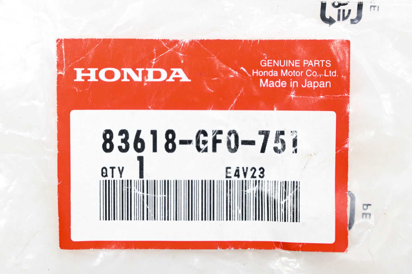 New OEM Honda 83618-GF0-751 Battery Box Rubber Stop NOS