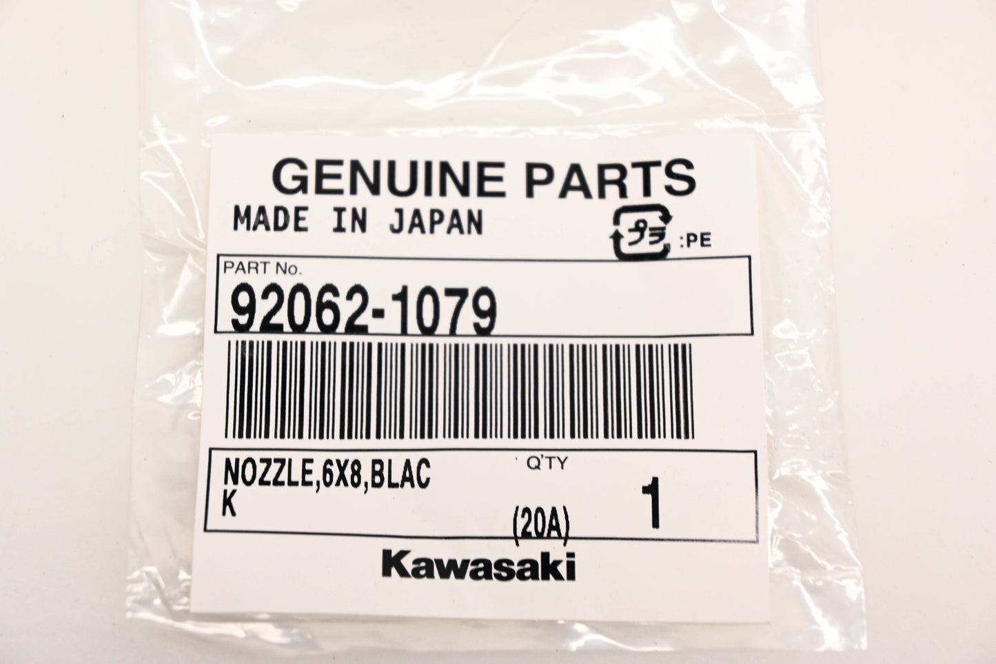 New OEM Kawasaki 92062-1079 Black 6x8 Nozzle Screw NOS