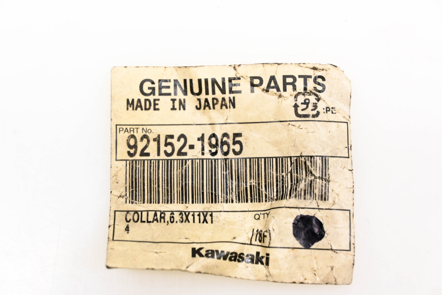 New OEM Kawasaki 92152-1965 Collar NOS
