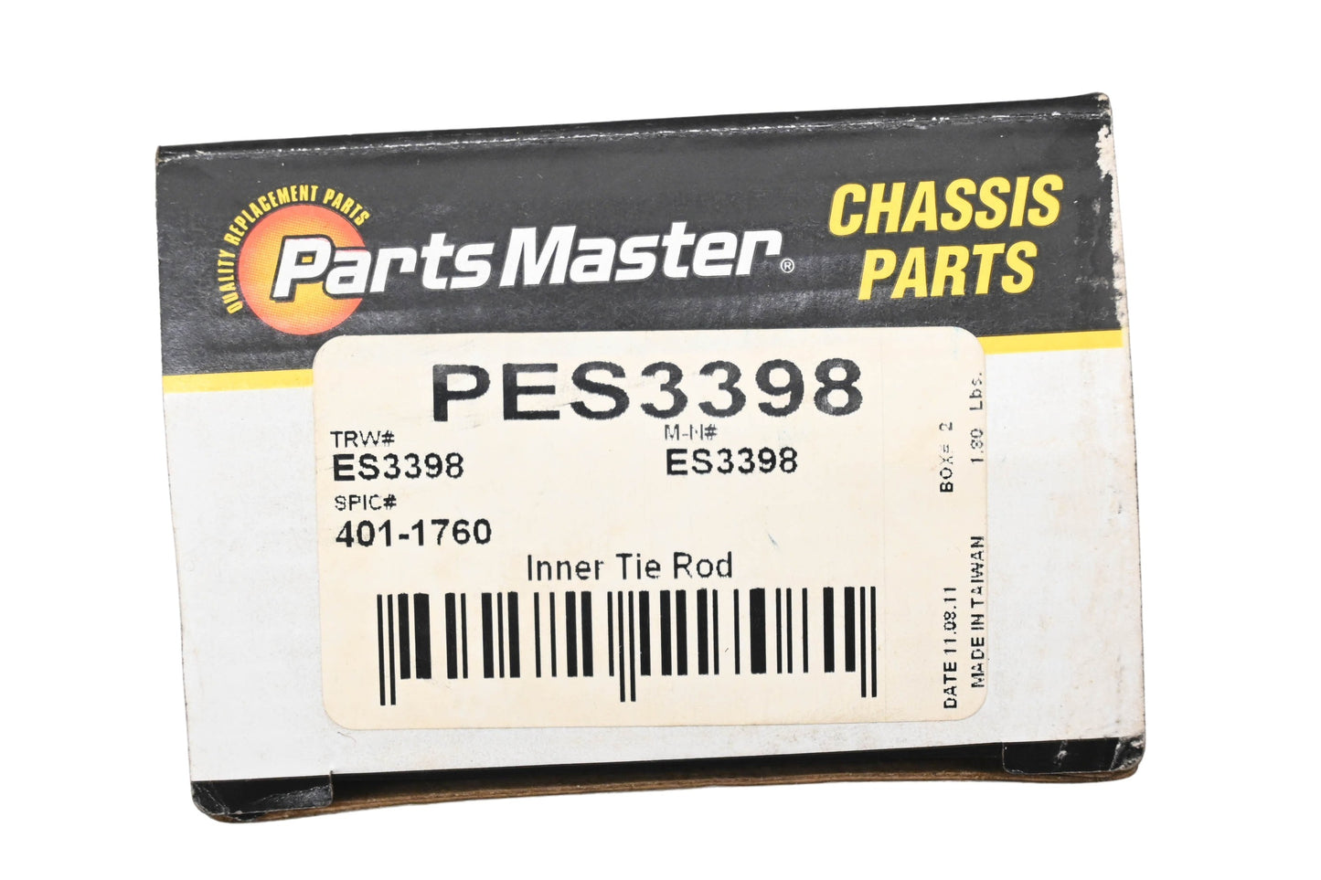 Parts Master PES3398, ES3398 Inner Tie Rod End Kit NOS