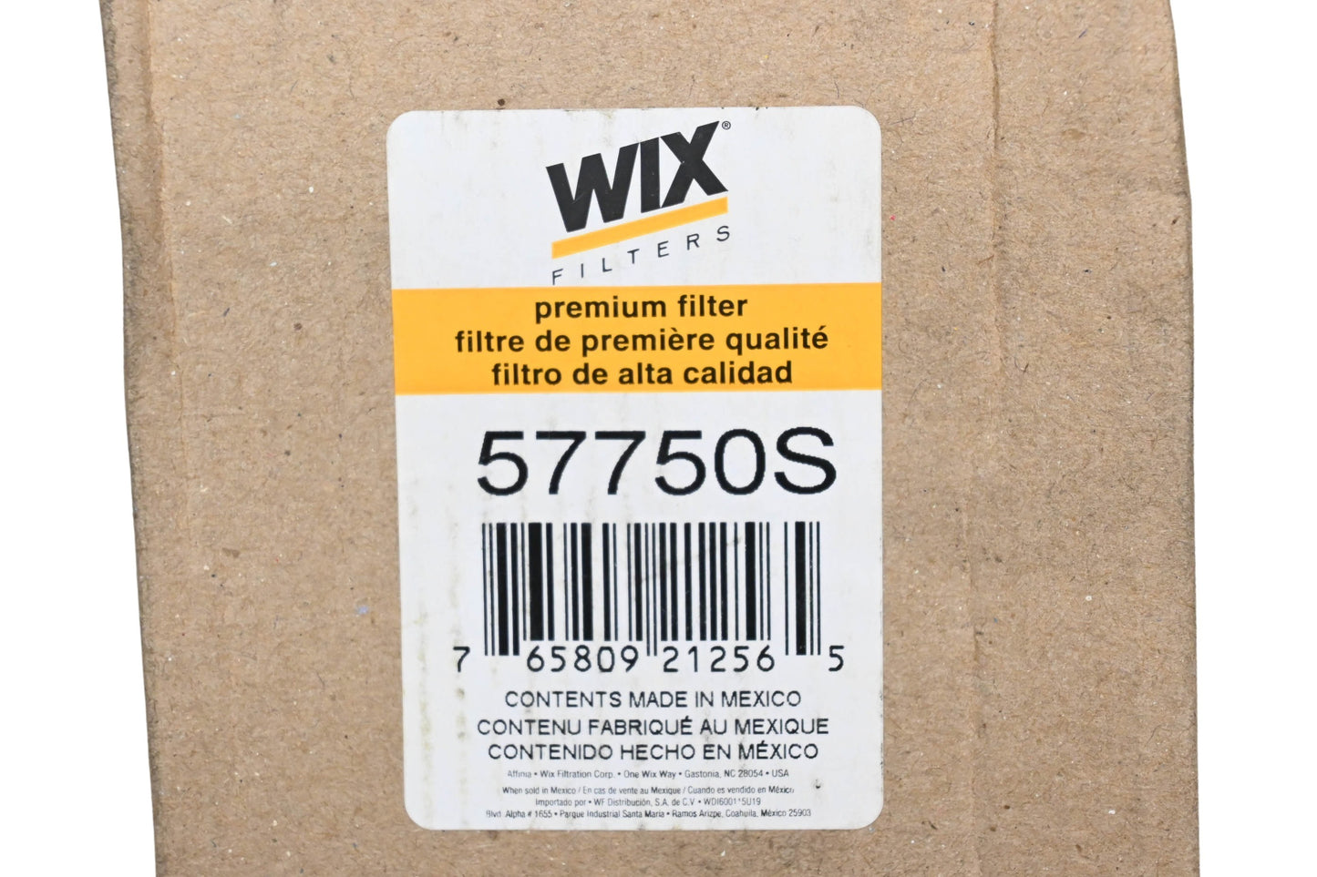 Wix 57750S Oil Filter NOS