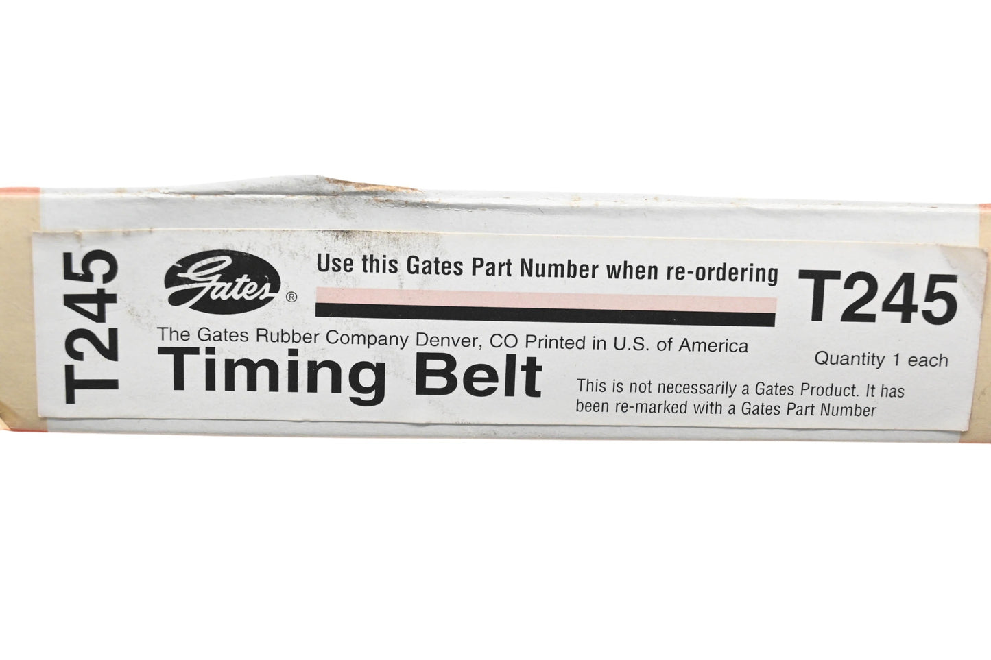 Gates T245 Timing Belt NOS