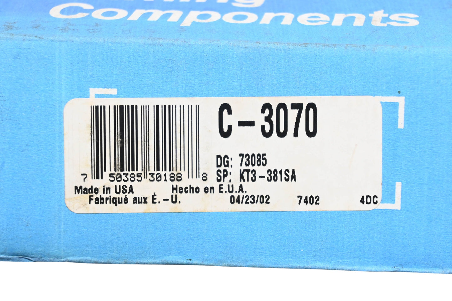 Cloyes C-3070, 73085, KT3-381SA Timing Kit NOS