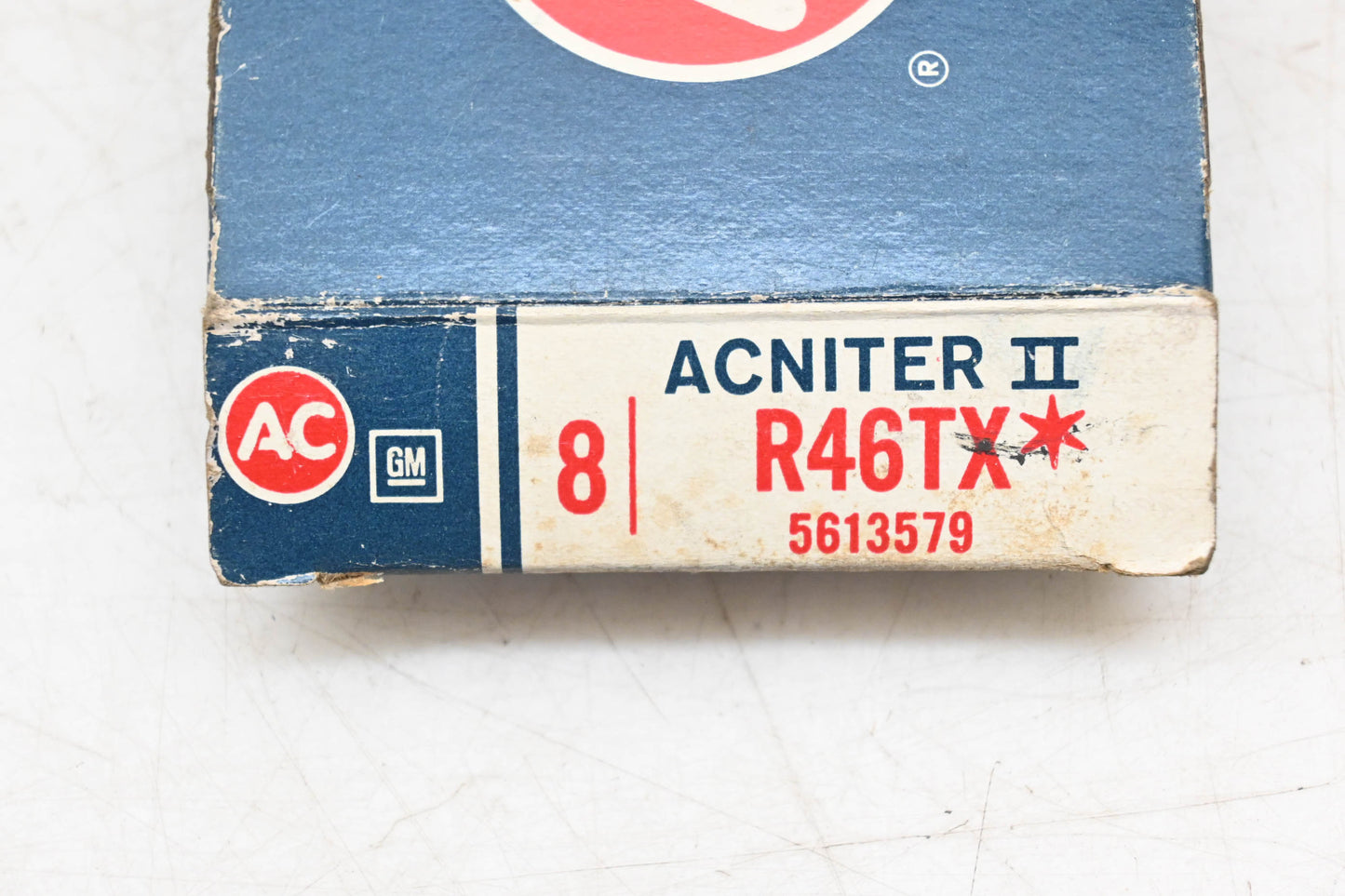 ACDelco R46TX, 5613579 Acniter II Spark Plugs Qty 8 NOS